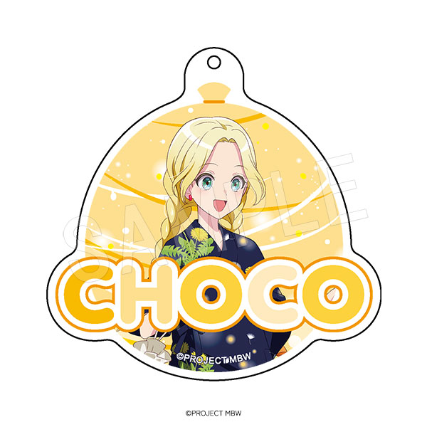 前橋ウィッチーズ_おなまえアクリルキーホルダー 夏祭りVer. 三俣チョコ