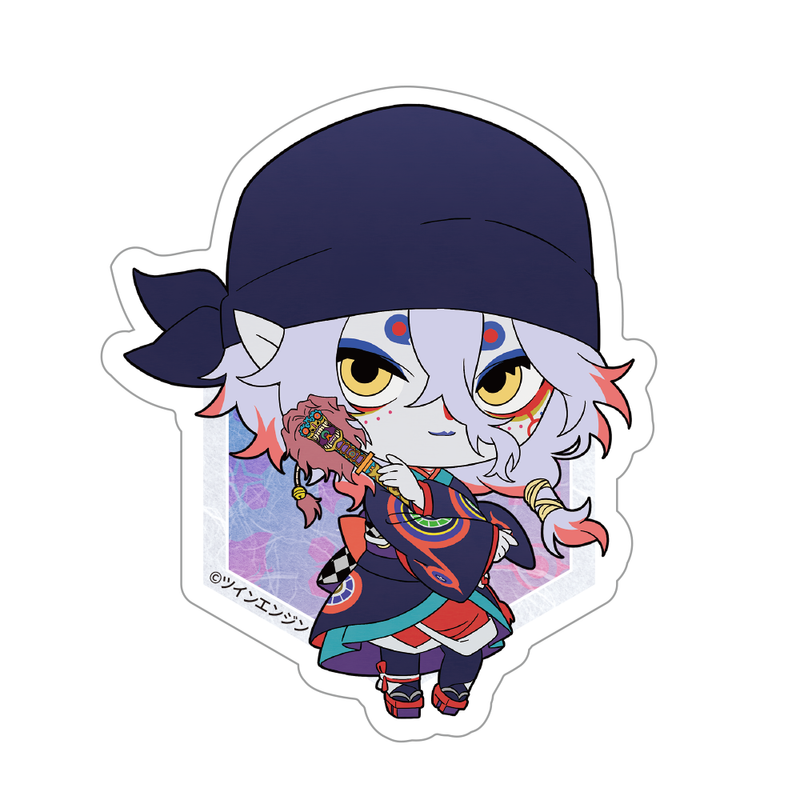 劇場版モノノ怪 第二章 火鼠_ダイカットステッカー 薬売りA(描き起こし