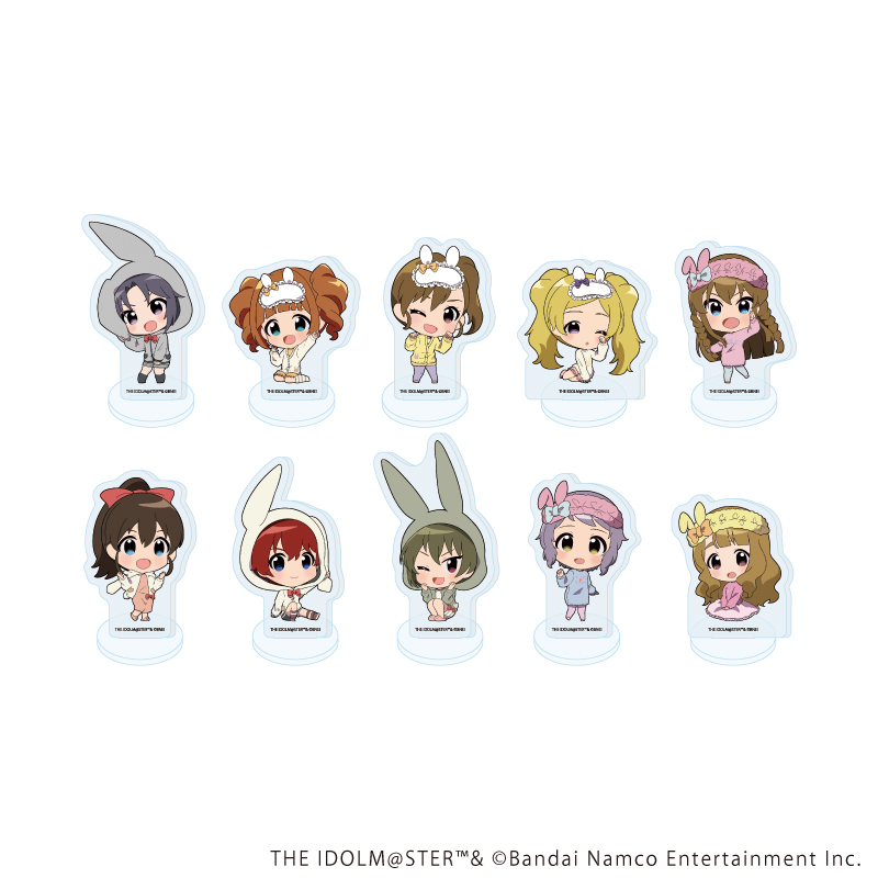 アイドルマスター ミリオンライブ！_アクリルぷちスタンド03/うさふわ Dreamy！ver.コンプリートセット(全10種)(ミニキャライラスト)【コンプリートセット/10個入り】