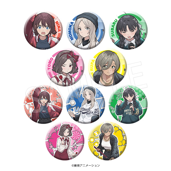 ガールズバンドクライ_トレーディング缶バッジ ROUND1コラボVer