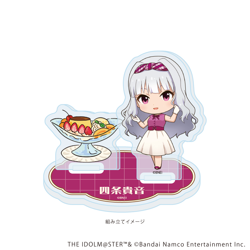 アイドルマスターシリーズ×西武園ゆうえんち レトロフェス_アクリルスタンドプレート03/四条 貴音