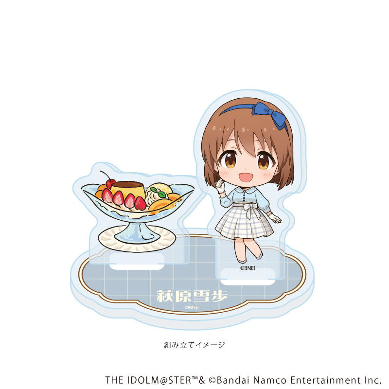 アイドルマスターシリーズ×西武園ゆうえんち レトロフェス_アクリルスタンドプレート04/萩原 雪歩