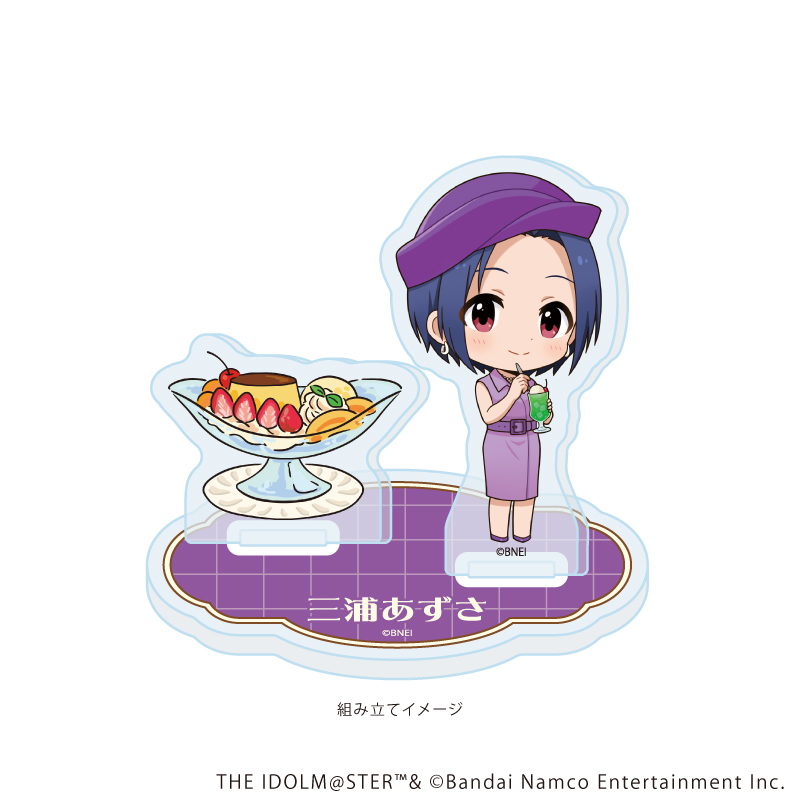 アイドルマスターシリーズ×西武園ゆうえんち レトロフェス_アクリルスタンドプレート05/三浦 あずさ