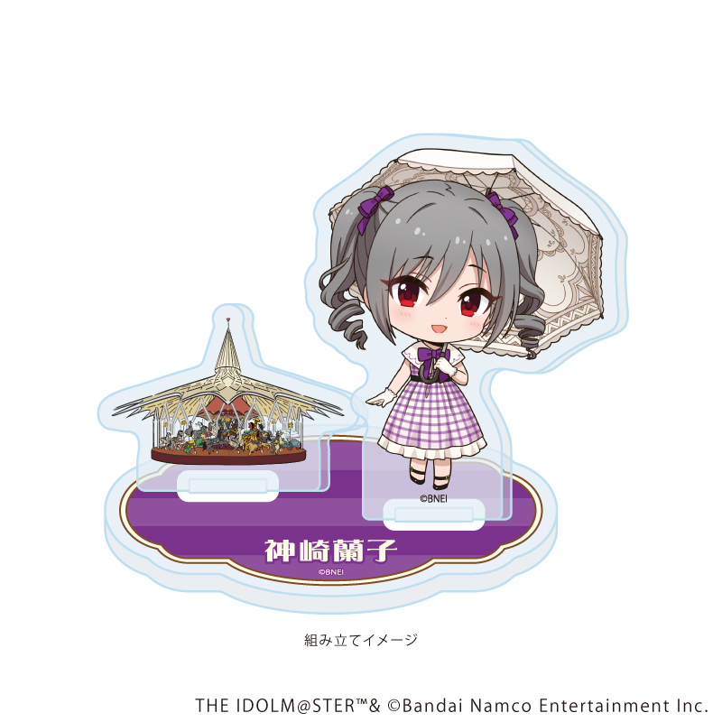 アイドルマスターシリーズ×西武園ゆうえんち レトロフェス_アクリルスタンドプレート07/神崎 蘭子
