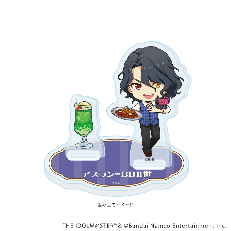 アイドルマスターシリーズ×西武園ゆうえんち レトロフェス_アクリルスタンドプレート19/アスラン=BB?世