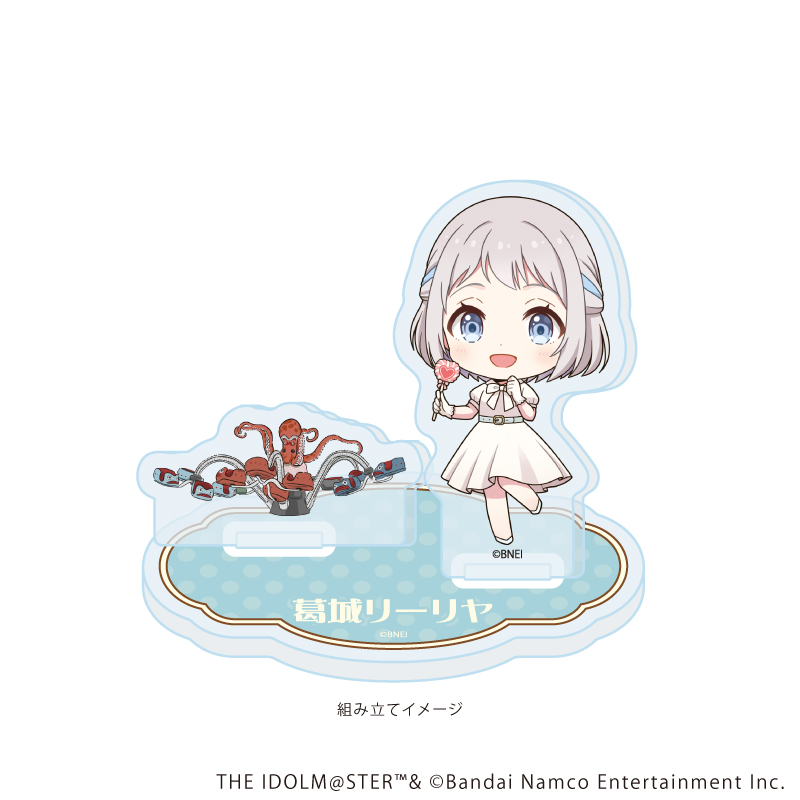 学園アイドルマスター　缶バッジ　アクリルスタンド　ラウンドワン　葛城リーリヤ 学園アイドルマスター 葛城リーリヤ アクリルスタンド 缶バッジ