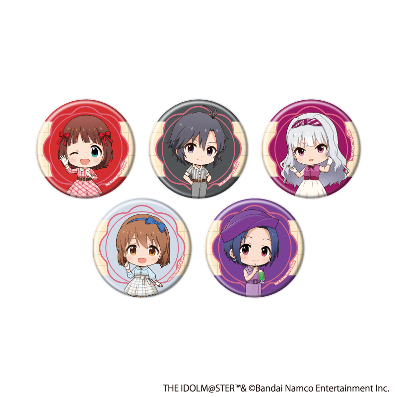 アイドルマスターシリーズ×西武園ゆうえんち レトロフェス_缶バッジ02/アイドルマスター コンプリートセット(全5種)【コンプリートセット/5個入り】