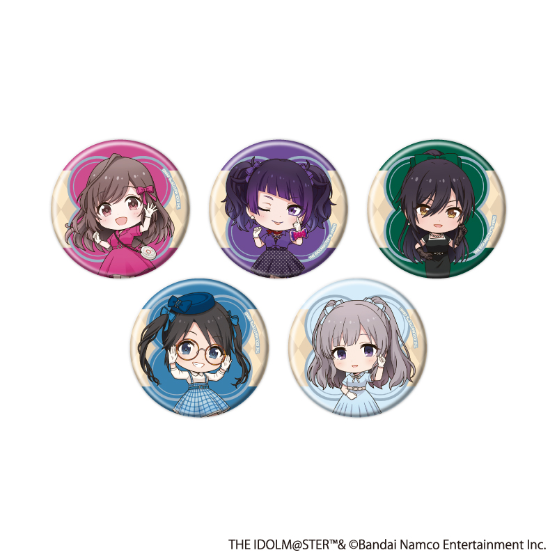 アイドルマスターシリーズ×西武園ゆうえんち レトロフェス_缶バッジ06/アイドルマスター シャイニーカラーズ コンプリートセット(全5種)【コンプリートセット/5個入り】	