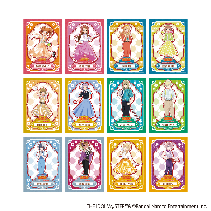 アイドルマスターシリーズ×西武園ゆうえんち レトロフェス_L版ランダムブロマイド01/コンプリートセット(全12種)【コンプリートセット/12個入り】
