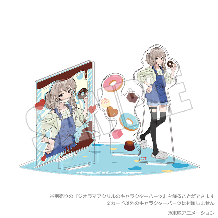 ガールズバンドクライ_アクリルシート付きジオラマスタンド -想いの彩り手- 桃香
