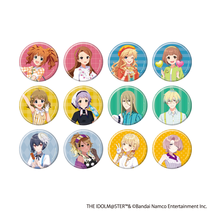 アイドルマスターシリーズ×西武園ゆうえんち レトロフェス_缶バッジ01/コンプリートセット(全12種)【コンプリートセット/12個入り】
