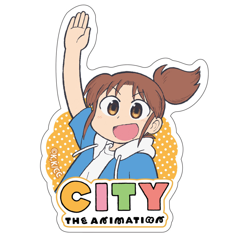 CITY THE ANIMATION_ダイカットステッカー 南雲美鳥