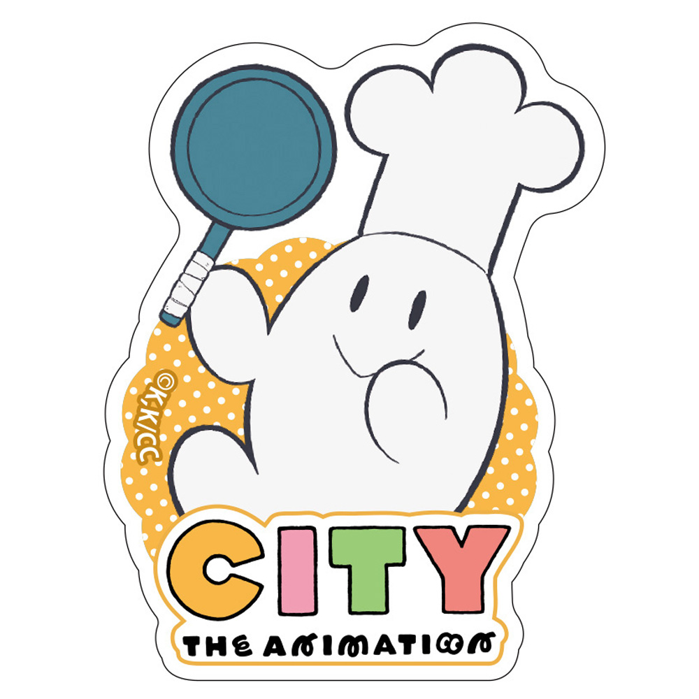 CITY THE ANIMATION_ダイカットステッカー マカベェ