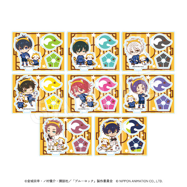 ブルーロック×ラスカル_トレーディングアクリルスタンド ミニキャラVer.【BOX／8個入り】