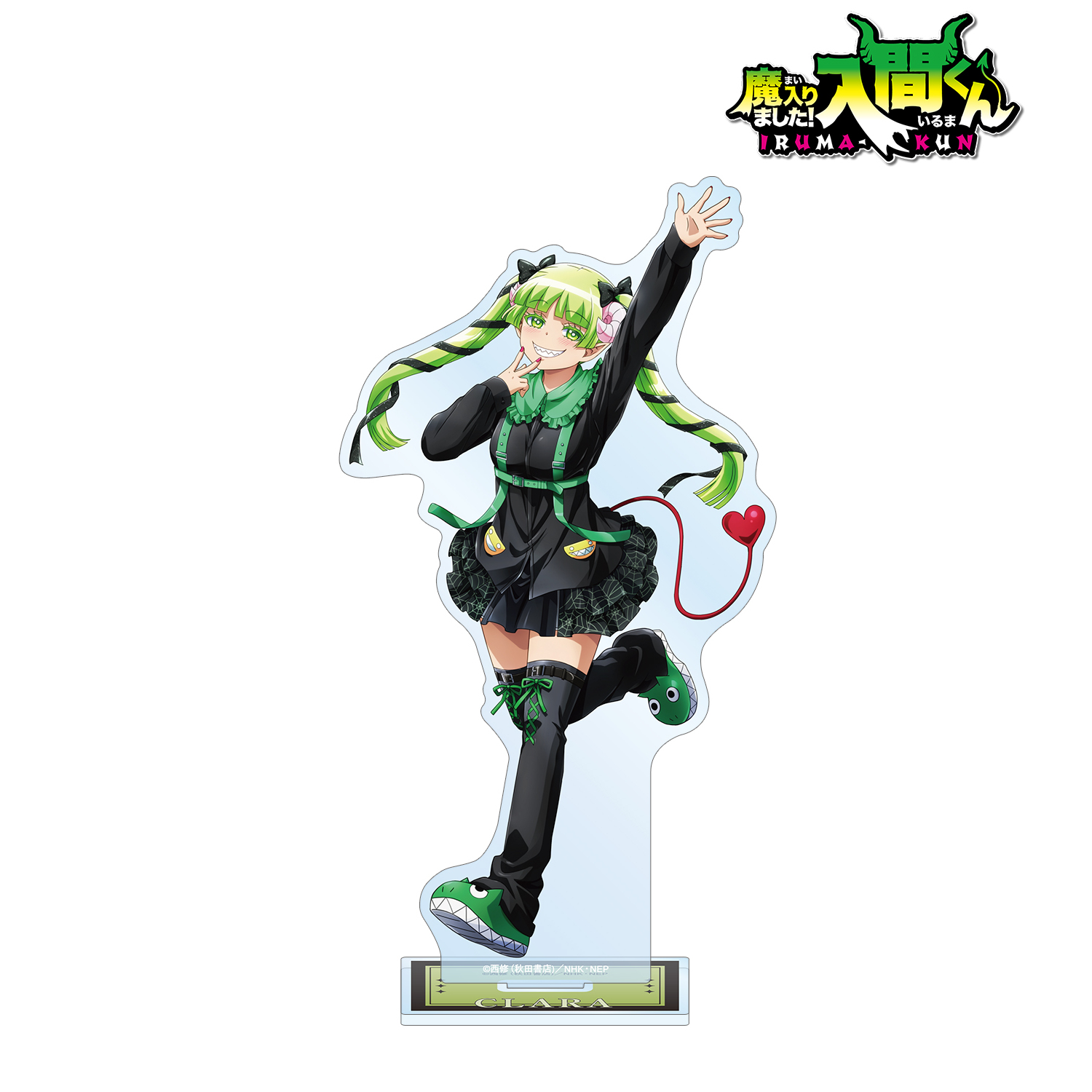 魔入りました！入間くん_描き下ろし ウァラク・クララ ブラックコーデver. BIGアクリルスタンド