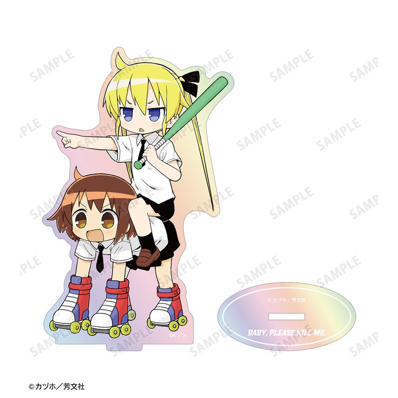 キルミーベイベー　ソーニャ　抽選会　非売品　特大アクリルスタンド キルミーベイベー_折部やすな&ソーニャ オーロラアクリルスタンド ver