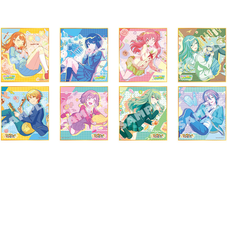 プロジェクトセカイ カラフルステージ! feat.初音ミク_Anniversary/Birthdayイラスト2023-2024 ミニ色紙コレクション C MORE MORE JUMP!&ワンダーランズ×ショウタイム【BOX／8パック入り】