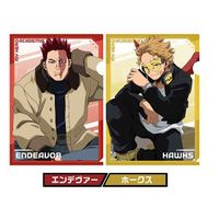 おうちでカフェ コラボセット 2セット( ホークス エンデヴァー) 僕のヒーローアカデミア_クリアファイルセット 6.エンデヴァー