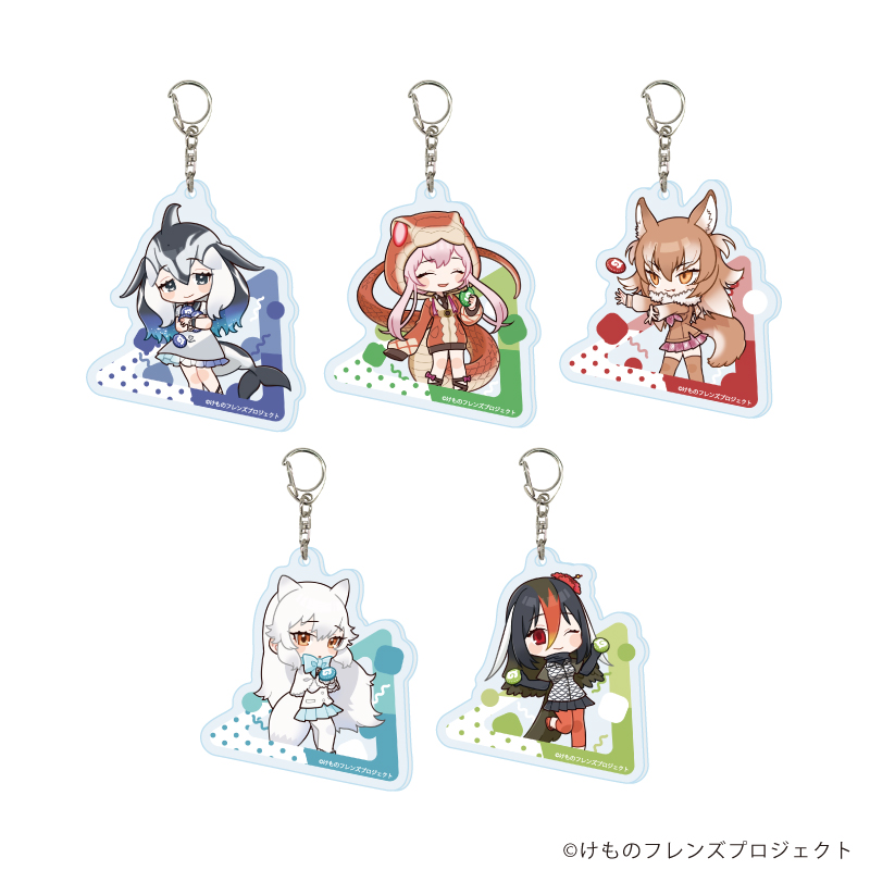 けものフレンズ_アクリルキーホルダー06/コンプリートセット(全5種)(POP Artイラスト)【コンプリートセット/5個入り】