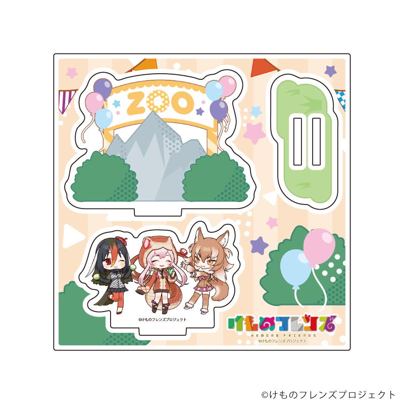 けものフレンズ_アクリルスタンドプレート01/タイパン＆ニホンオオカミ＆ヤンバルクイナ(POP Artイラスト)