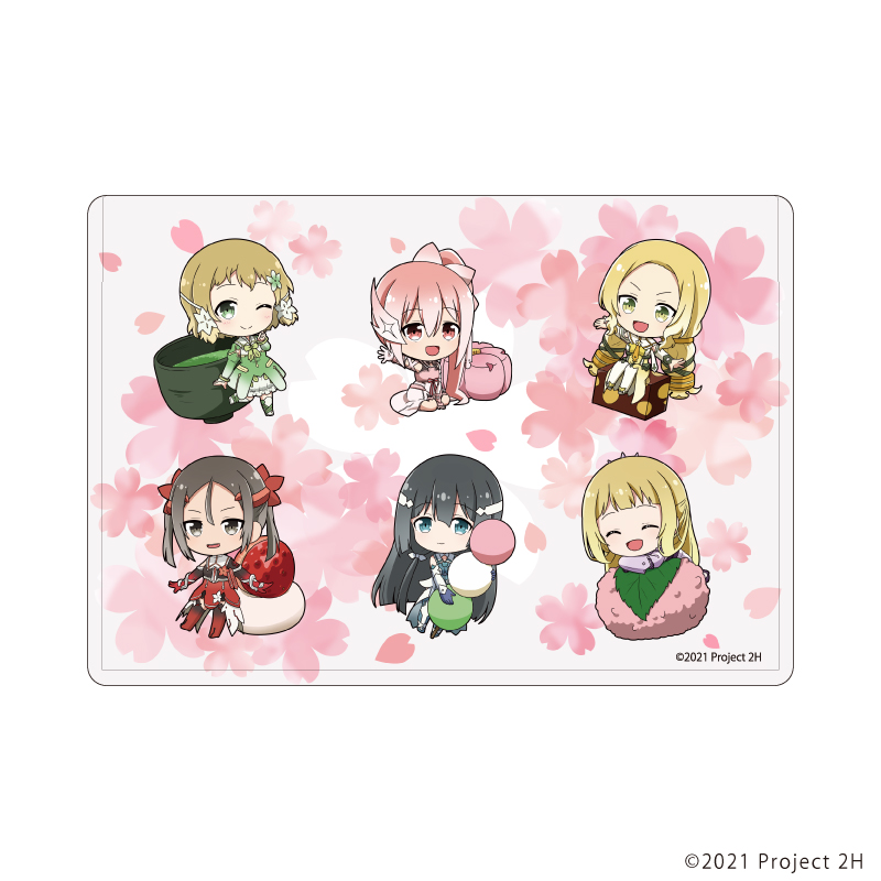 結城友奈は勇者である 大満開の章_キャラクリアケース02/集合デザイン(ミニキャライラスト)