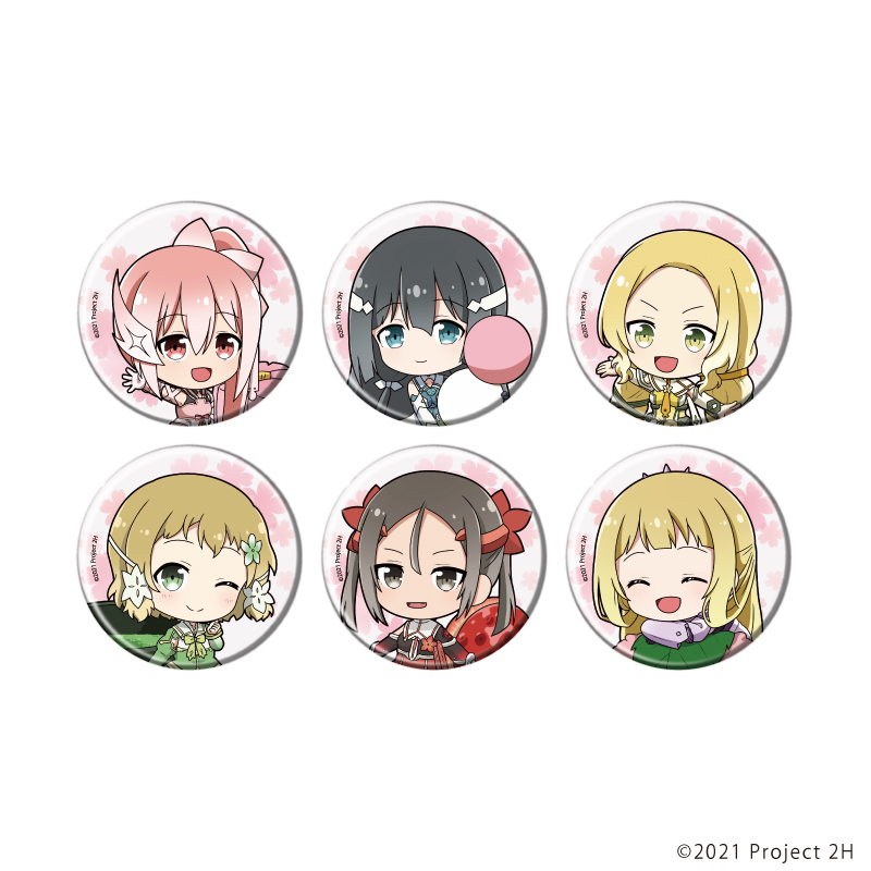 結城友奈は勇者である 大満開の章_缶バッジ03/コンプリートセット(全6種)(ミニキャライラスト)【コンプリートセット/6個入り】