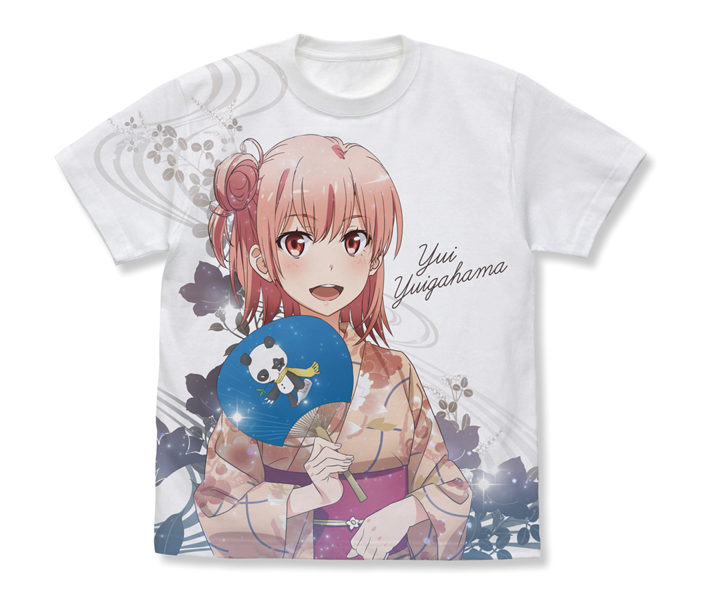やはり俺の青春ラブコメはまちがっている。完_XLサイズ_由比ヶ浜結衣 フルグラフィックTシャツ/WHITE