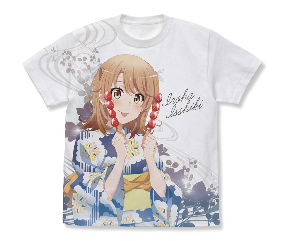 やはり俺の青春ラブコメはまちがっている。完_Mサイズ_一色いろは フルグラフィックTシャツ/WHITE