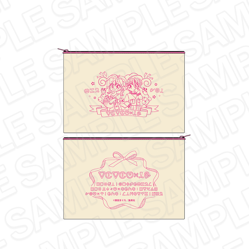 りぼん70周年記念POP UP SHOP_キャンバスフラットポーチ ケロケロちゃいむ