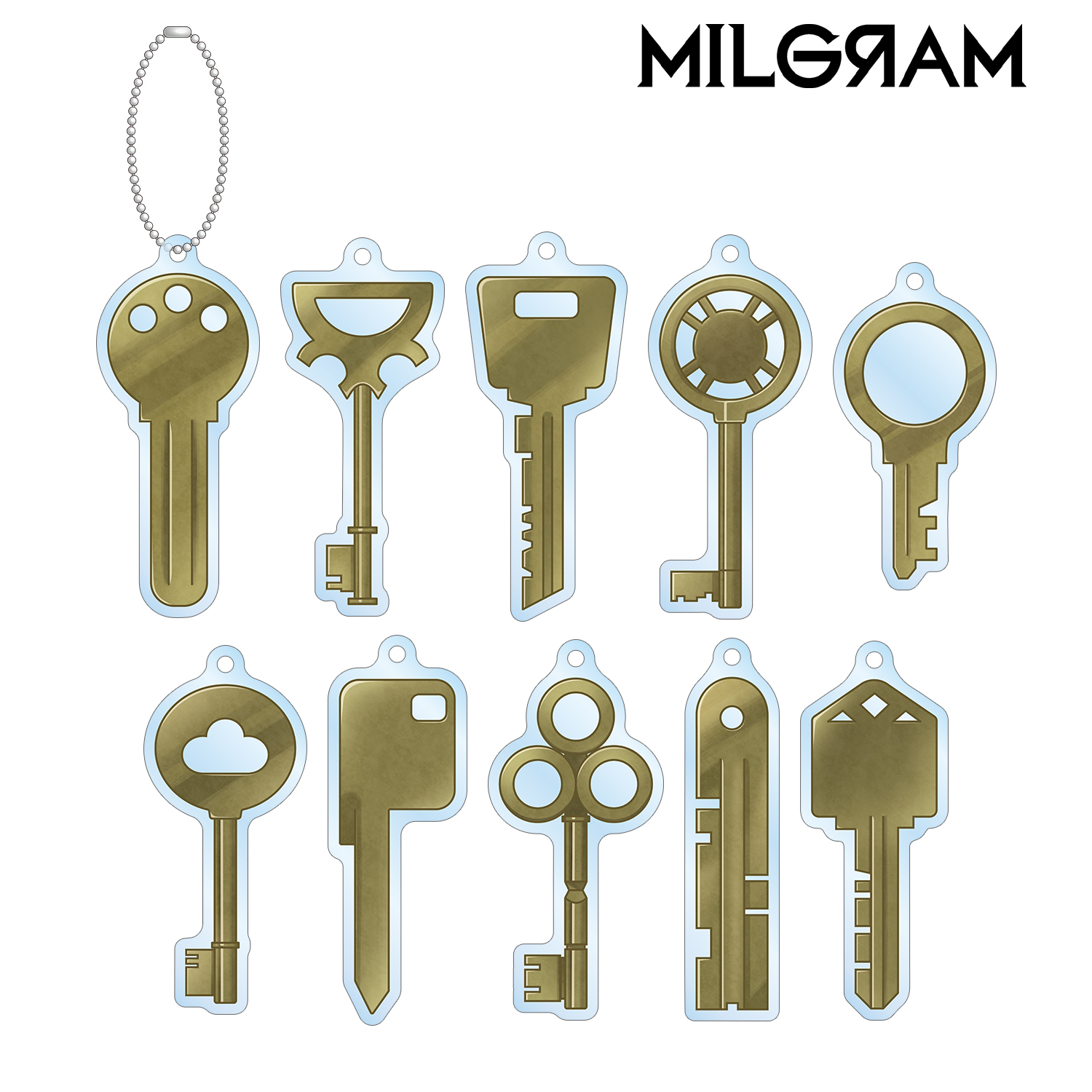 MILGRAM -ミルグラム-_トレーディング 鍵モチーフ アクリル