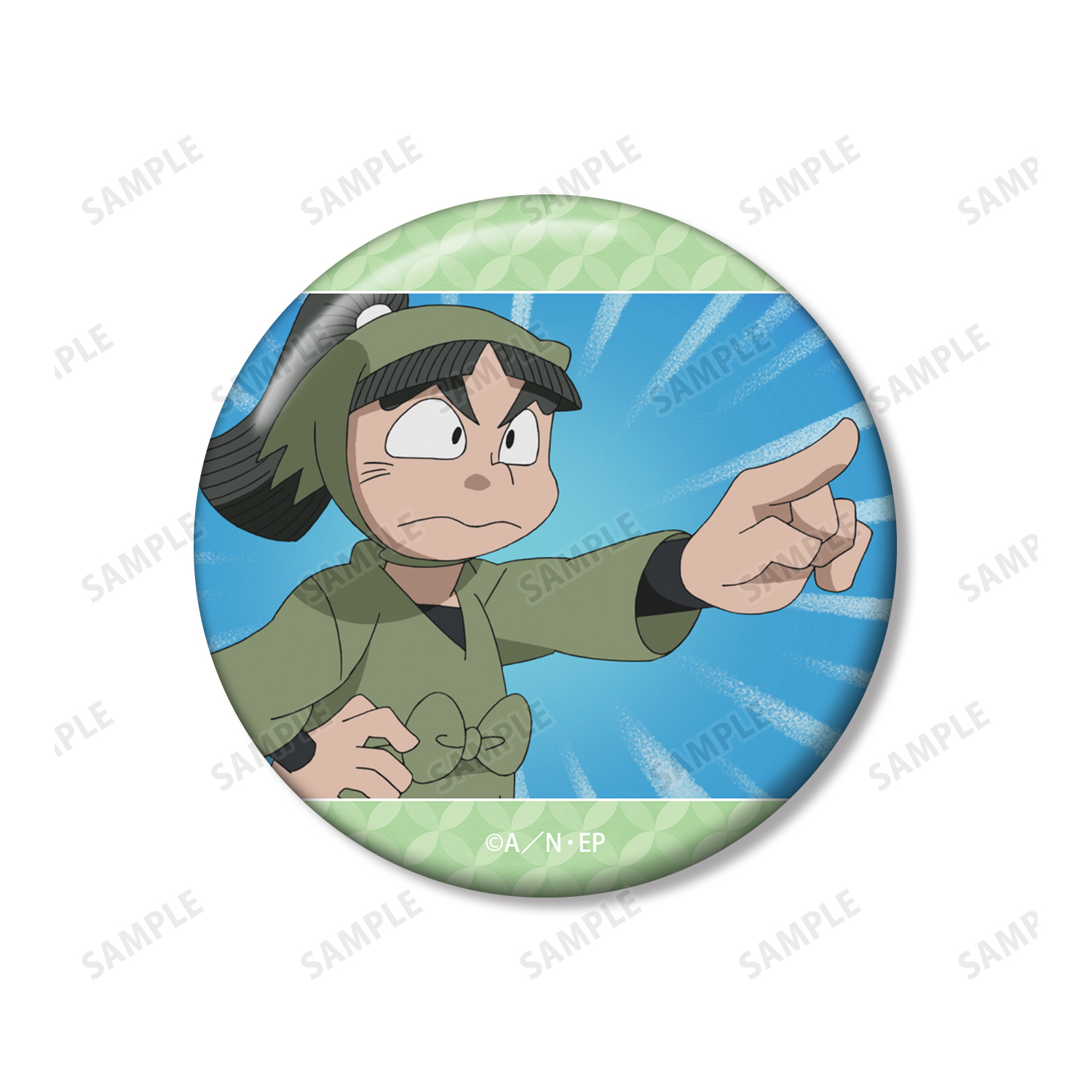 忍たま乱太郎_神崎左門 場面写缶バッジ2個セット | 公式グッズ・公式