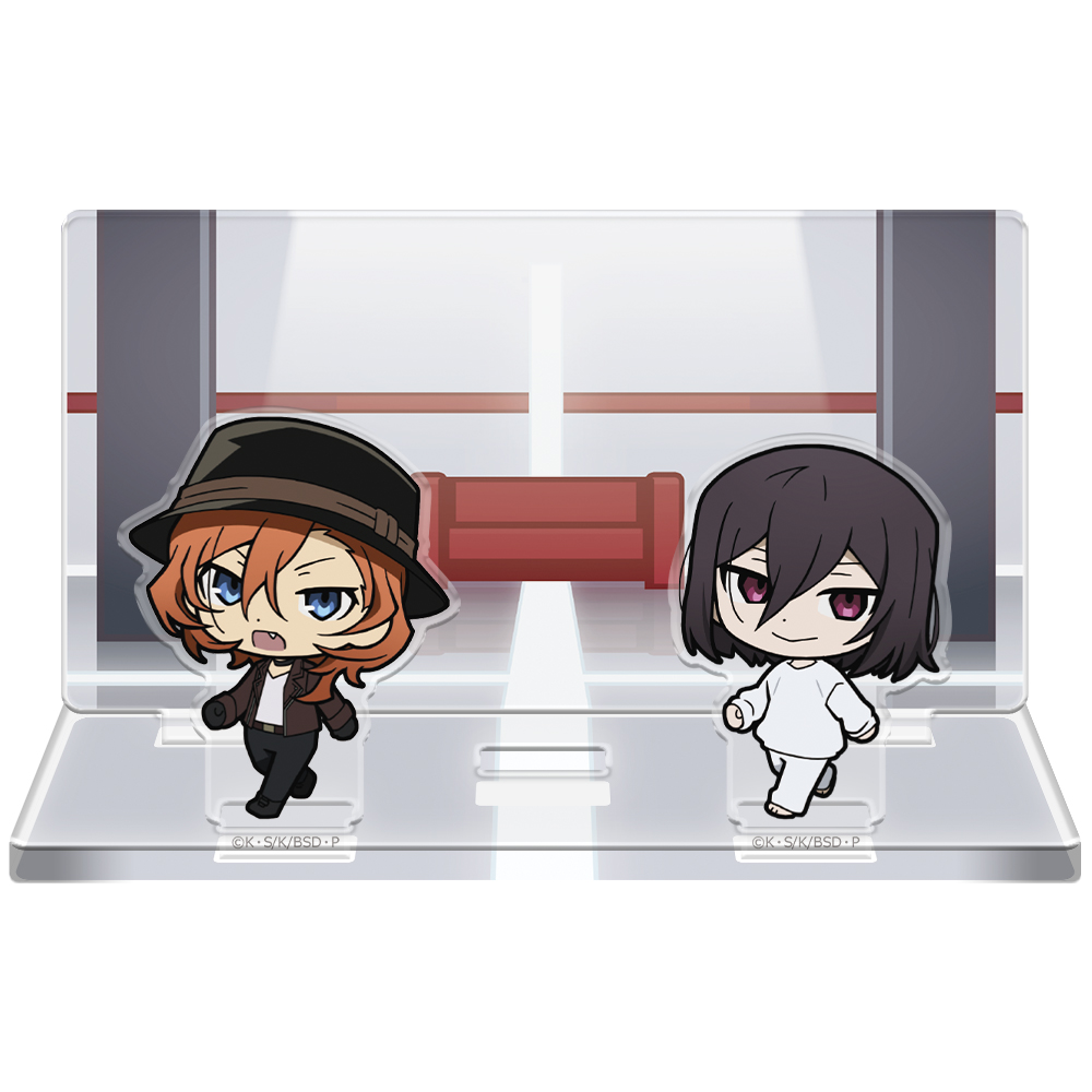 文豪ストレイドッグス_ついてっくアクリルジオラマ 中原中也＆フョードル・D	