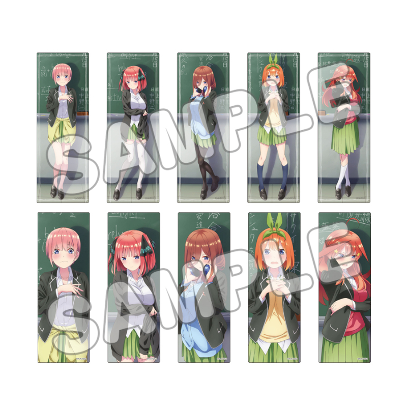 五等分の花嫁＊_トレーディングロング缶バッジ(全10種)／告白　【コンプリートBOX／10個入り】