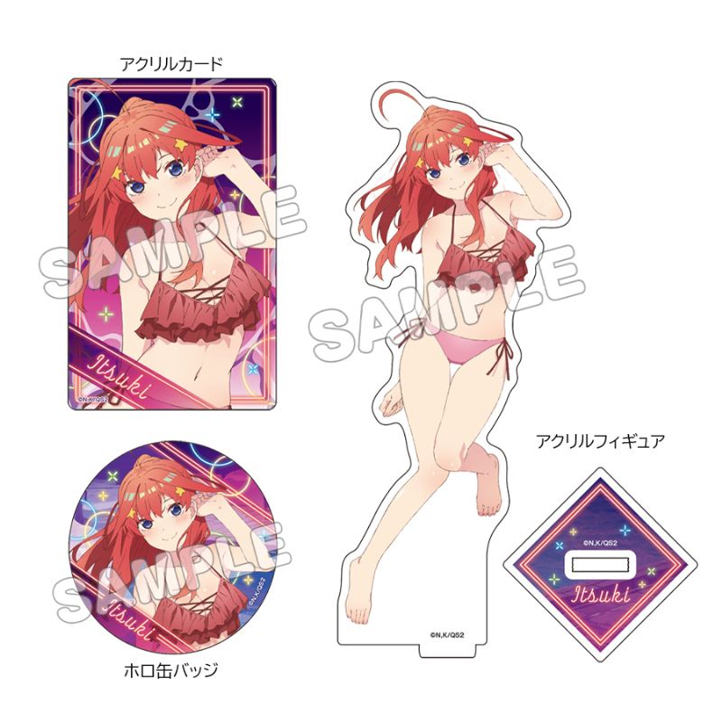 五等分の花嫁　ナイトプール　アクリルスタンド　一花　二乃　三玖　四葉　五月 五等分の花嫁＊_グッズセット／水着ナイトプール／五月 | 五等分の花嫁
