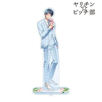 ヤリチン☆ビッチ部_アイコン風アクリルバッジ 裏垢男子&隠し撮りVer