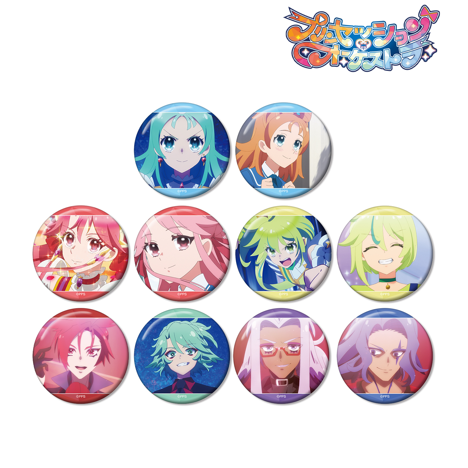 プリンセッション・オーケストラ_トレーディング場面写缶バッジ(単位/コンプリートBOX)【BOX/10パック入り】
