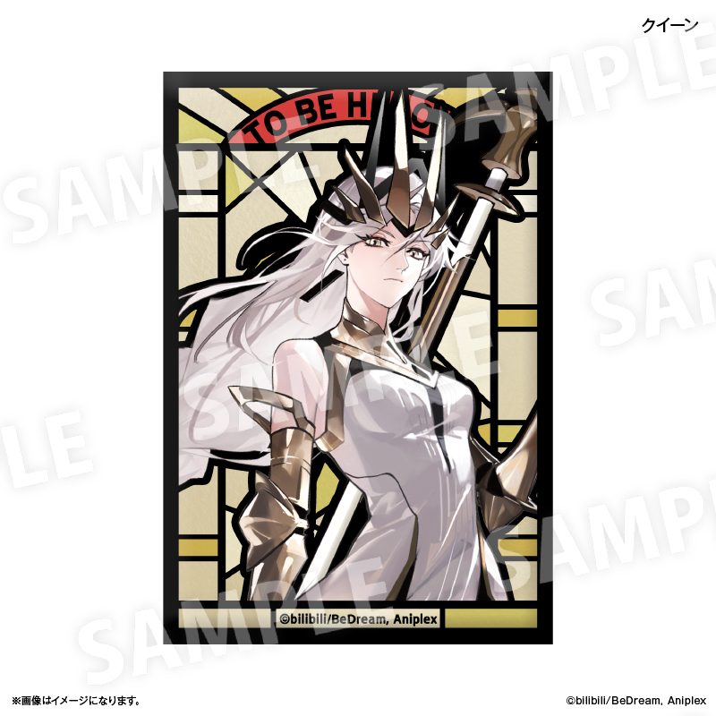 TO BE HERO X_ステンドグラス風ミニアートスタンド クイーン