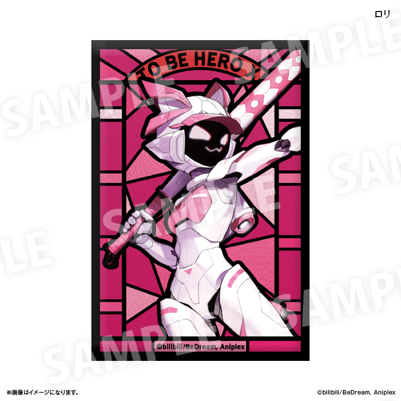 TO BE HERO X_ステンドグラス風ミニアートスタンド ロリ