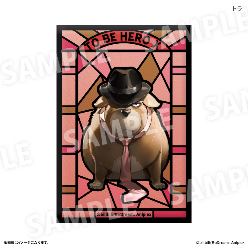 TO BE HERO X_ステンドグラス風ミニアートスタンド トラ