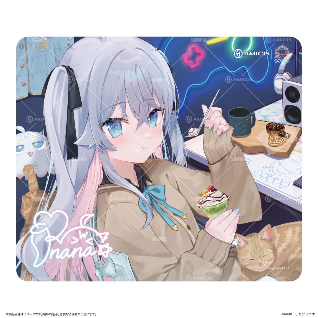 カグラナナ × AMICIS ガラスマウスパッド カグラナナ Edition