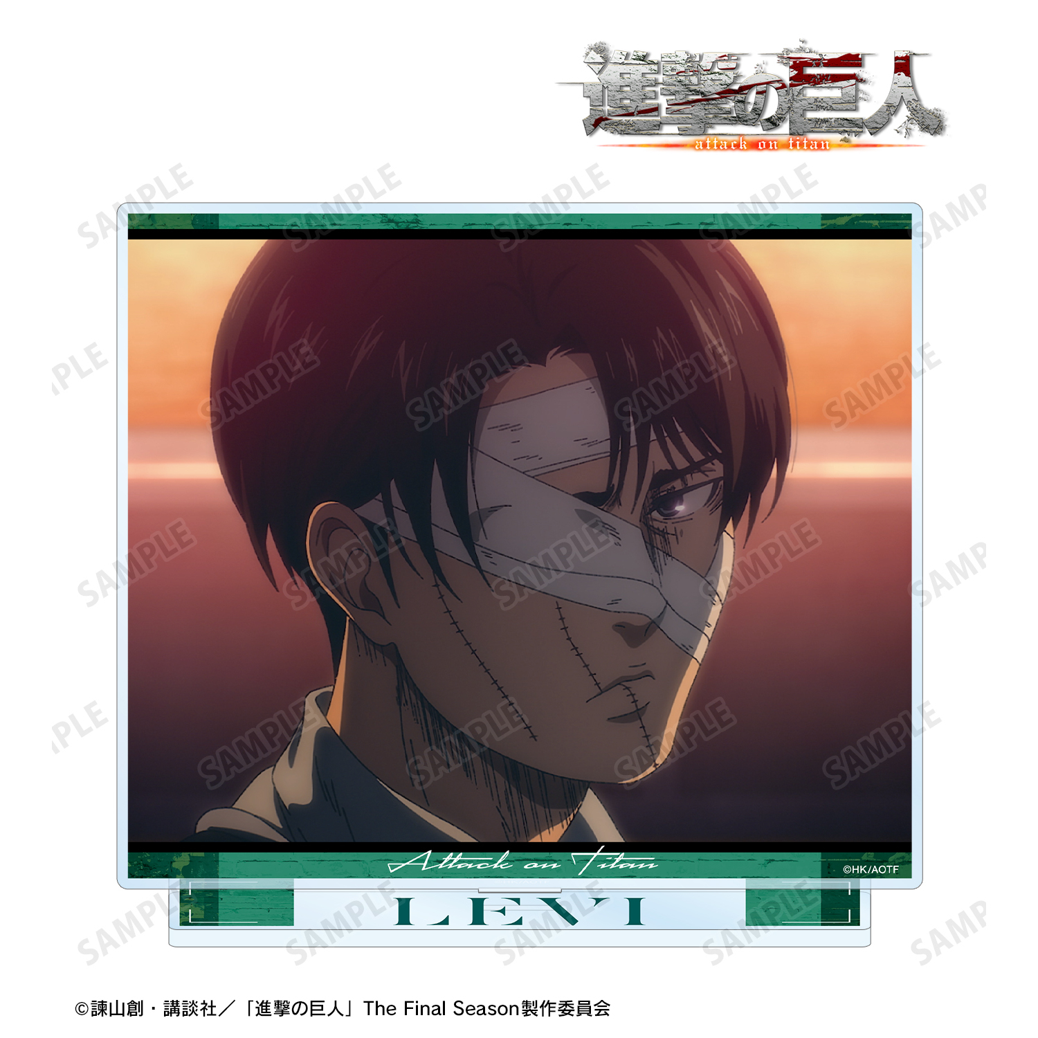 進撃の巨人_リヴァイ 場面写BIGアクリルスタンド