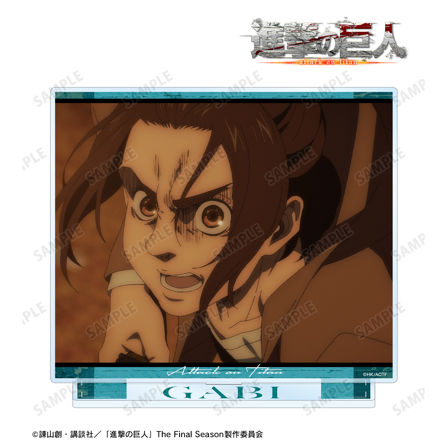 進撃の巨人_ガビ 場面写BIGアクリルスタンド | 進撃の巨人公式グッズ