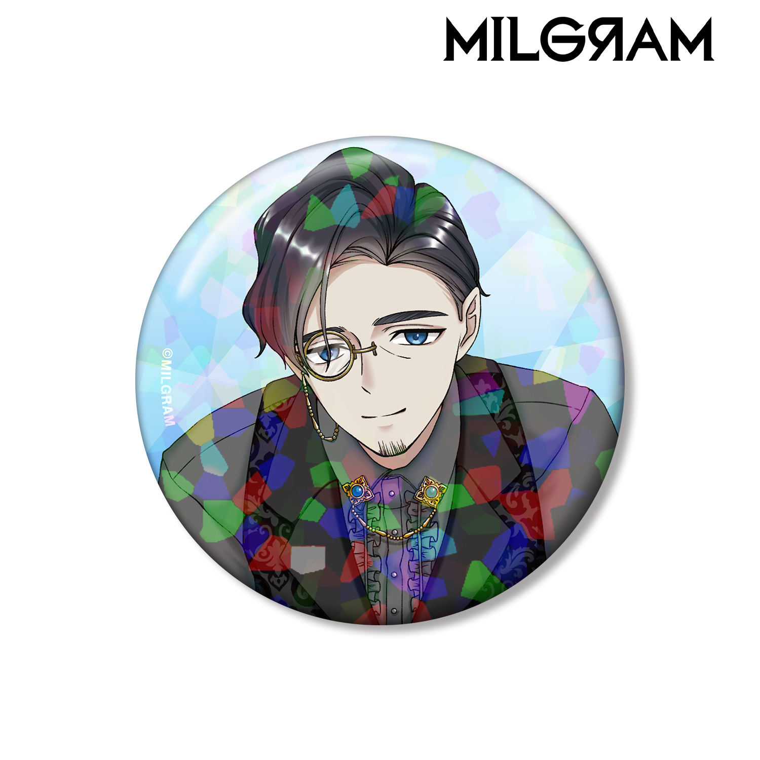 MILGRAM -ミルグラム-_描き下ろし カズイ バースデーver. 第2弾 ホログラム缶バッジ