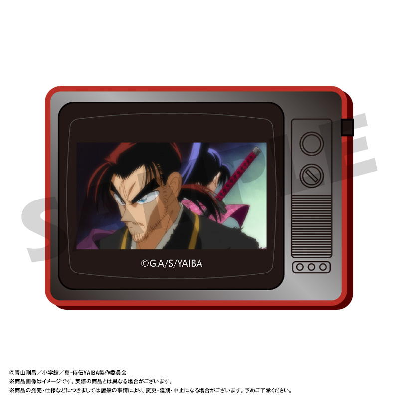真･侍伝YAIBA_レトロなＴＶマグネット　E　宮本 武蔵