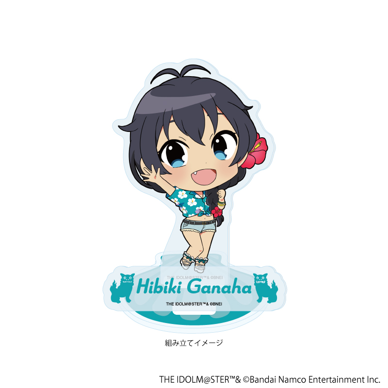 アイドルマスター ミリオンライブ！_アクリルスタンドプレート15/我那覇 響 はいさい！ver.(ミニキャライラスト)