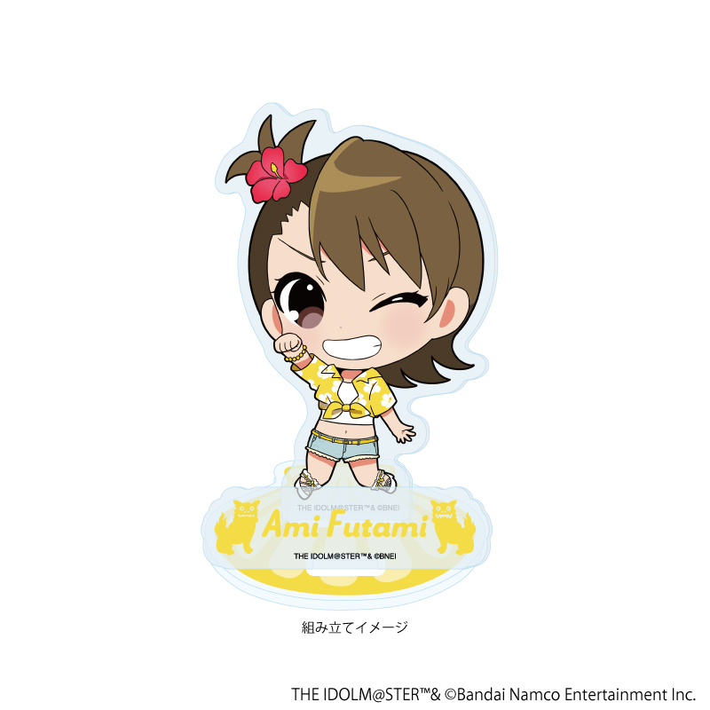アイドルマスター ミリオンライブ！_アクリルスタンドプレート16/双海 亜美 はいさい！ver.(ミニキャライラスト)