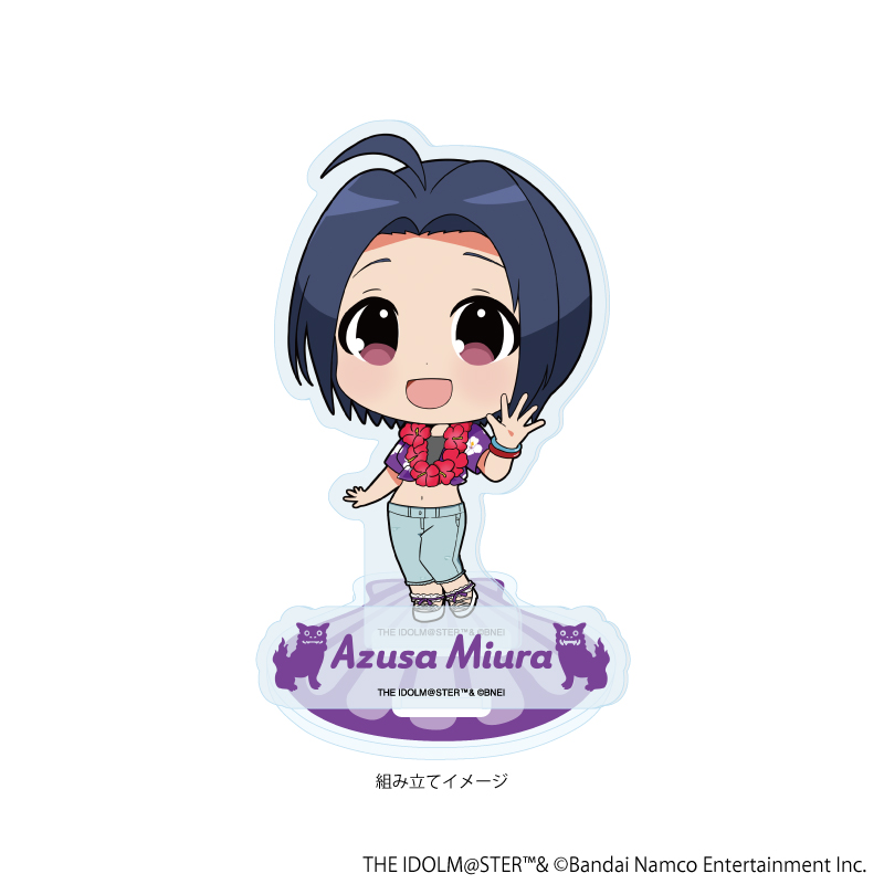 アイドルマスター ミリオンライブ！_アクリルスタンドプレート17/三浦 あずさ はいさい！ver.(ミニキャライラスト)