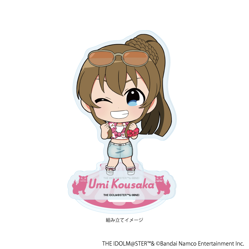 アイドルマスター ミリオンライブ！_アクリルスタンドプレート18/高坂 海美 はいさい！ver.(ミニキャライラスト)