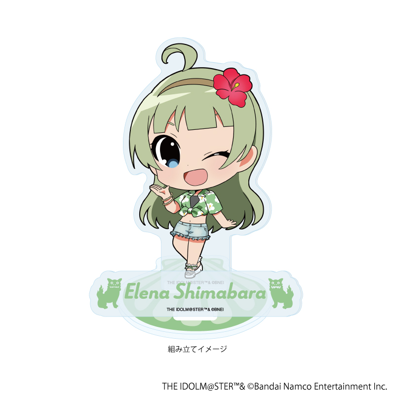 アイドルマスター ミリオンライブ！_アクリルスタンドプレート20/島原 エレナ はいさい！ver.(ミニキャライラスト)