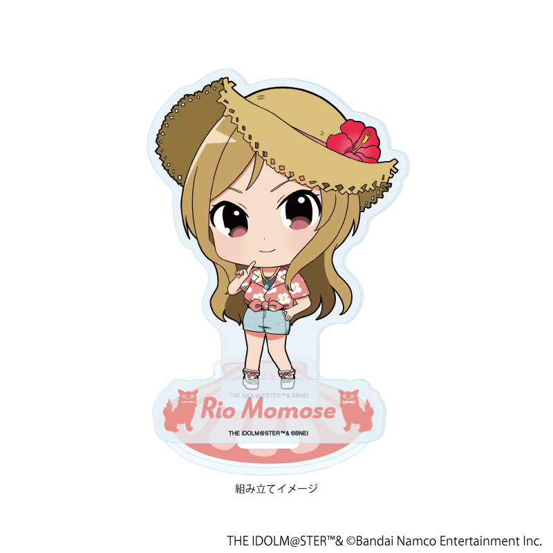 アイドルマスター ミリオンライブ！_アクリルスタンドプレート23/百瀬 莉緒 はいさい！ver.(ミニキャライラスト)
